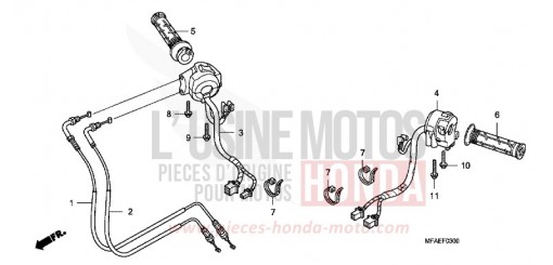 COMMUTATEUR/CABLE CBF1000A de 2010